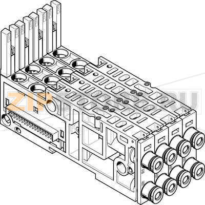 Плита монтажная Festo VMPAL-AP-4X10-QS4-1 