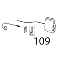 Magnetic support plate for door M Unox XVC 205E
