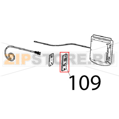 Magnetic support plate for door M Unox XVC 205E Magnetic support plate for door M Unox XVC 205EЗапчасть на деталировке под номером: 109