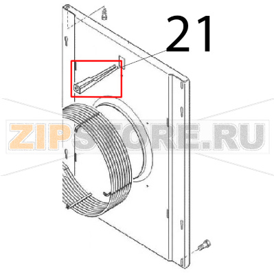 Water entry profile Angelo Po FM1011E2 Water entry profile Angelo Po FM1011E2Запчасть на деталировке под номером: 21