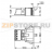 Snap-in socket; 4-pole; Cod. B; 1,50 mm; gray Wago 890-744 - Snap-in socket; 4-pole; Cod. B; 1,50 mm; gray Wago 890-744