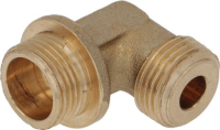 L-SHAPED COUPLING ø 3/8M - 3/8M