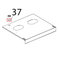 Guarnizione camino silicone nero Unox XVC 515G