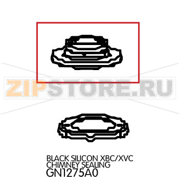 Black chimney sealing Unox XB 893 Black chimney sealing Unox XB 893Запчасть на деталировке под номером: 125Название запчасти на английском языке: Black chimney sealing Unox XB 893