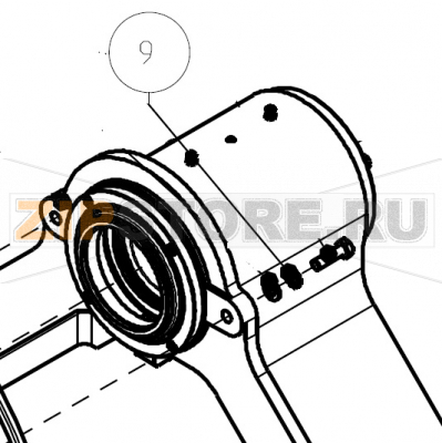 Rosetta dentata 10 Zn UNI 8842 Imesa LM 23                        Rosetta dentata 10 Zn UNI 8842 Imesa LM 23Запчасть на сборочном чертеже под номером: 9Название запчасти на итальянском языке: Rosetta dentata 10 Zn UNI 8842 Imesa LM 23