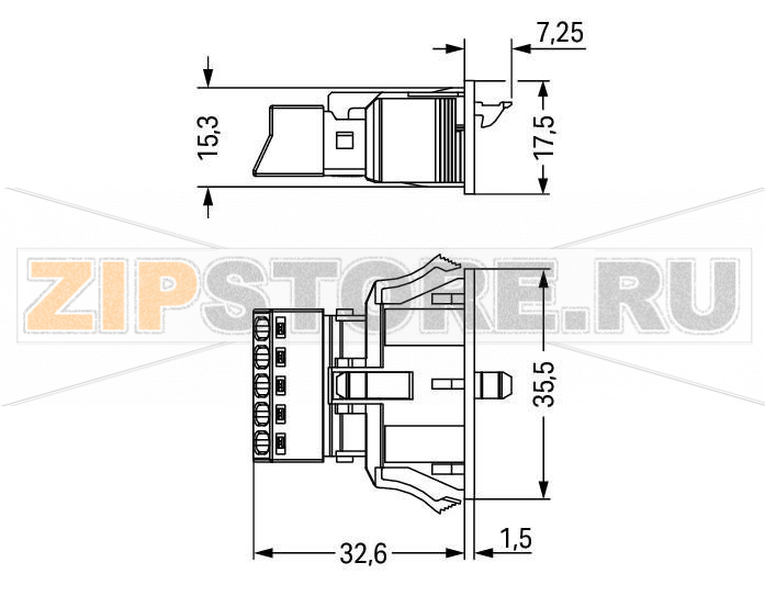 Защелкивающаяся розетка; 5-пол.; Код. A; 1,50 mm; черные Wago 890-705 Protected against mismating and maintenance-freePush-in CAGE CLAMP® spring pressure connection technology allows solid conductors to be simply pushed into a unit.Low profile with 4.4 mm pole spacingWhen assembled, the installation connectors comply with IP40 and are suitable for easily accessible areas....