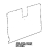 XB69- XV59- Zinced plated back panel Unox XV 593