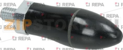 ЧЕРНАЯ ОВАЛЬНАЯ РУКОЯТКА Ø 16,5X54 ММ ШАГ M6 