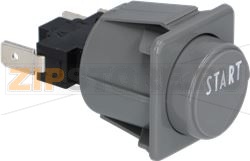 ЖЕЛТАЯ ОДНОПОЛЮСНАЯ ПУСКОВАЯ КНОПКА 