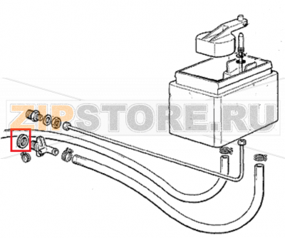 Plastick Ring Mutter Scotsman MF 56   Plastick Ring Mutter Scotsman MF 56Запчасть на 