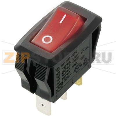 Переключатель клавишный 250 В/AC, 16 А, 1 x выкл/вкл TRU Components TC-R13-205B-01 