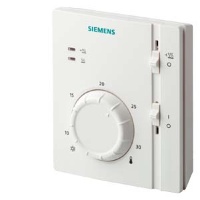 RAA31.26 - Электромеханический комнатный термостат с переключателем вкл/выкл и LED-индикатором, внешним переключателем и LED-индикатором Siemens RAA31.26