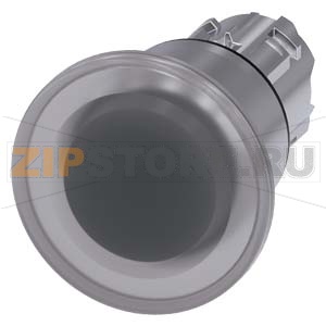 АКТУАТОР ГРИБОВИДНОЙ КНОПКИ С ВОЗМОЖНОСТЬЮ ПОДСВЕТКИ, 22MM, КРУГЛ., ГЛЯНЦЕВЫЙ МЕТАЛЛ, CLEAR, 40MM, С ФИКСАЦИЕЙ, ДЕБЛОКИРОВКА ВЫТЯГИВАНИЕМ, С МАРКИРОВКОЙ ЛАЗЕРОМ, НАЧАЛО С ТРОКИ - ВЕРХНИЙ РЕГИСТР, ДАЛЕЕ - НИЖНИЙ РЕГИСТР Siemens 3SU1051-1BA70-0AA0-Z&amp;nbsp;Y1 