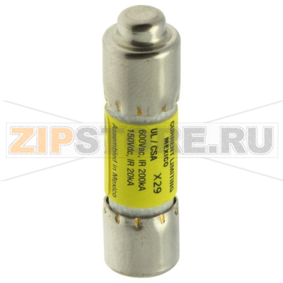 Предохранитель, 8 A, AC 600 В, 200 кА, 10x38 мм, CC, UL, с задержкой Eaton LOW PEAK CC TIME DELAY 