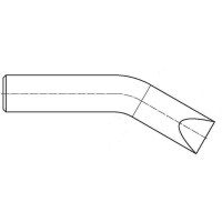 Жало паяльное, форма: долотообразное, 1 шт Weller T0054311299