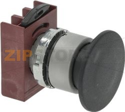 ЧЁРНАЯ ГРИБОВИДНАЯ НАЖИМНАЯ КНОПКА 