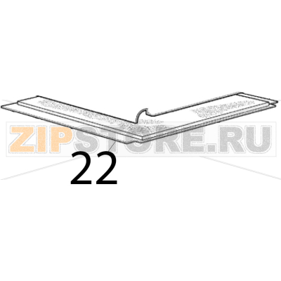 Isolierung Scotsman EC 126 AS Isolierung Scotsman EC 126 ASЗапчасть на деталировке под номером: 22