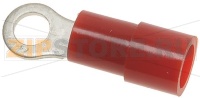 КАБЕЛЬНАЯ КЛЕММА КОЛЬЦЕВАЯ КРАСНАЯ Ø 3,2 MM 100 ШТ