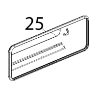 Guarnizione porta profilo 248 linemiss-XCH030 Unox XF 188