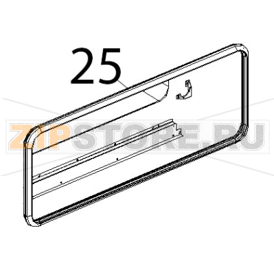 Guarnizione porta profilo 248 linemiss-XCH030 Unox XF 188 Guarnizione porta profilo 248 linemiss-XCH030 Unox XF 188Запчасть на деталировке под номером: 25