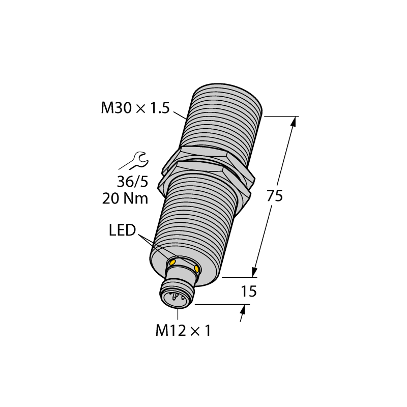Датчик ультразвуковой Turck RU300U-M30M-2UP8X2-H1151 