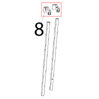 Terminale maniglia l.miss, l.micro, chefto Unox XL 413