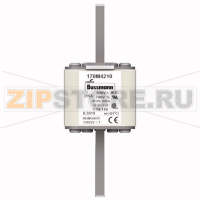 Предохранитель, 315 A, AC 690 В, 200 кА, DIN 1, 53x66x138 мм, aR, DIN, IEC Eaton FUSE 315A 690V