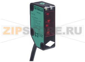 Диффузный датчик Diffuse mode sensor  RL31-8-2500-IR/115/136 Pepperl+Fuchs Описание оборудованияDiffuse mode sensor, plastic housing, 2500 mm adjustable detection range, infrared light, light on, 2 push-pull outputs, fixed cable