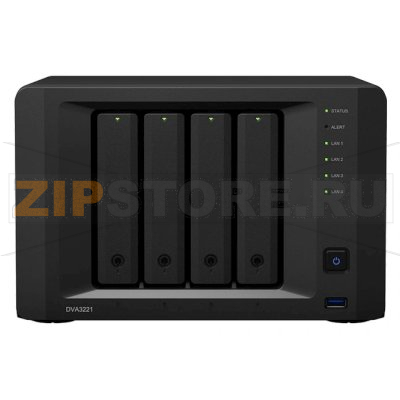 Система хранения данных 32 ГБ, RJ-45x1000 Мбит/с Synology DVA3221 