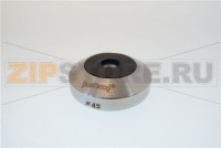 BASE PRESSINO M8 FLAT INOX ø 45 mm