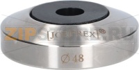 ПЛОСКОЕ ОСНОВАНИЕ ТЕМПЕРА M8 ИЗ НЕРЖАВЕЮЩЕЙ СТАЛИ Ø 48 ММ