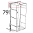 Riduzione intermedia D10-D8 Unox XBC 1005E