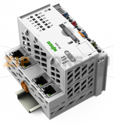 Controller PFC Контроллер PFC200; 2-е поколение; 4 x ETHERNET; Внешняя температура; светло-серые Wago 750-8210/025-000 