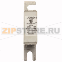 Предохранитель, 125 A, AC 690 В, 200 кА, DIN 000, 21x40x100 мм, aR, DIN, IEC Eaton FUSE 125A 69