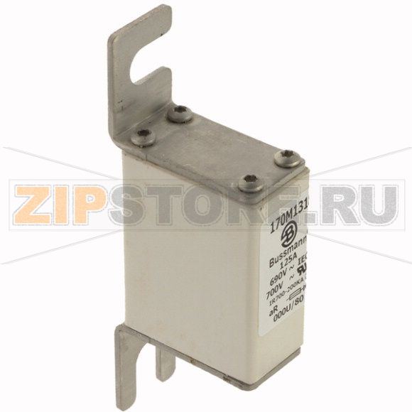 Предохранитель, 125 A, AC 690 В, 200 кА, DIN 000, 21x40x100 мм, aR, DIN, IEC Eaton FUSE 125A 69 