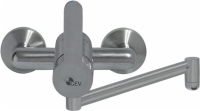 WALL-MOUNTED MIXER TAP 2-HOLE ST./STEEL