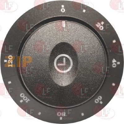 MANOPOLA NERA ø 48 mm 0-120&amp;#039; 