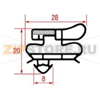 УПЛОТНИТЕЛЬ ВСТАВНОЙ 1760Х730 ММ