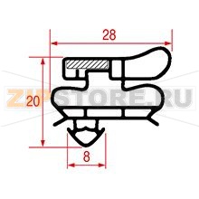 УПЛОТНИТЕЛЬ ВСТАВНОЙ 1760Х730 ММ 