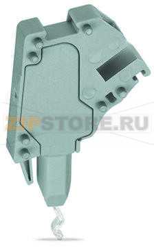 Тестовый штекер TOPJOB®S типа L; модульные; 1-пол.; 2,50 mm; серые Wago 2002-611 