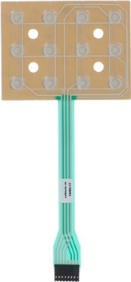 PUSH-BUTTON PANEL MEMBRANE 12 BUTTONS 