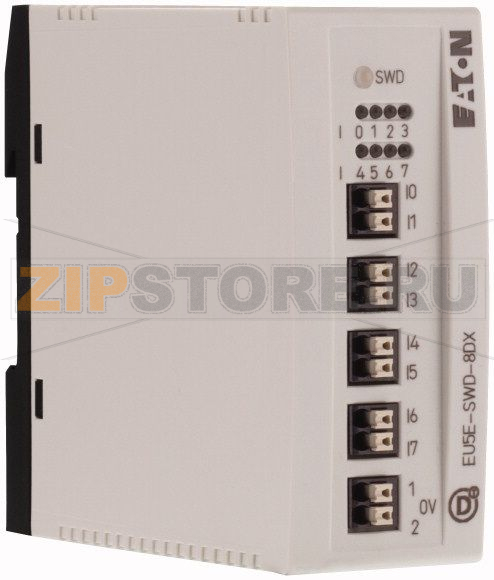 Модуль ввод/вывод SWD, 24VDC, 8DI Eaton EU5E-SWD-8DX 