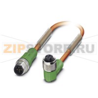 Кабель для датчика / исполнительного элемента Phoenix Contact SAC-5P-M12MS/ 1,5-PUR/M12FR VW