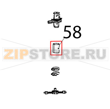 Tubo nero EPDM L=50 Unox XBC 615EG Tubo nero EPDM L=50 Unox XBC 615EGЗапчасть на деталировке под номером: 58