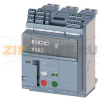 fixed-mounted molded case circuit breaker frame 1600; with RTC and 4AUX trip alarm switch S24; Icu "C" Icu=110kA @ 415V, 3-pole ETU350, LSI, In=1000A rotary coding switch Ir=400...1000A Isd=1...10xIn, Ii=1.5...15xIn N conductor protec. adjustable opt. w.