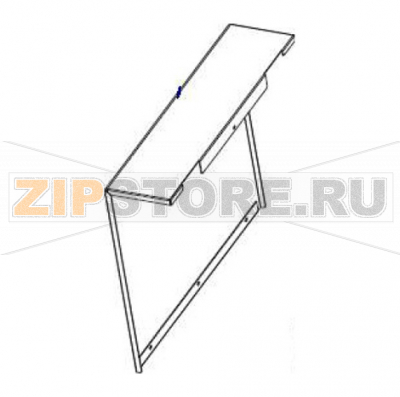 Крышка электроники принтера Zebra ZT411 Боковая крышка для защиты электроники на принтер Zebra ZT411Запчасть на сборочном чертеже под номером: 2Количество запчастей в устройстве: 1Название запчасти Zebra на английском языке: Electronics Cover
