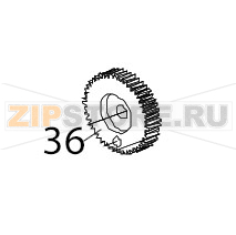 Gear wheel 0.5x48 Zebra TTP-2010 Gear wheel 0.5x48 Zebra TTP-2010Запчасть на деталировке под номером: 36