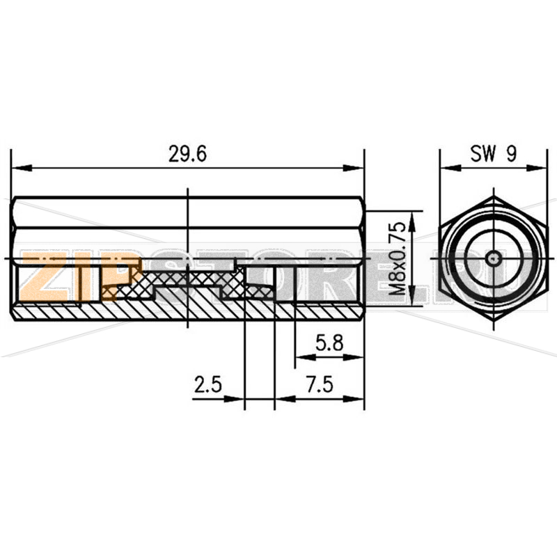 Разъем FME, 1 шт Telegärtner J01702A0001 