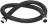FLEX HOSE 1800 mm WITH CLIP BLACK