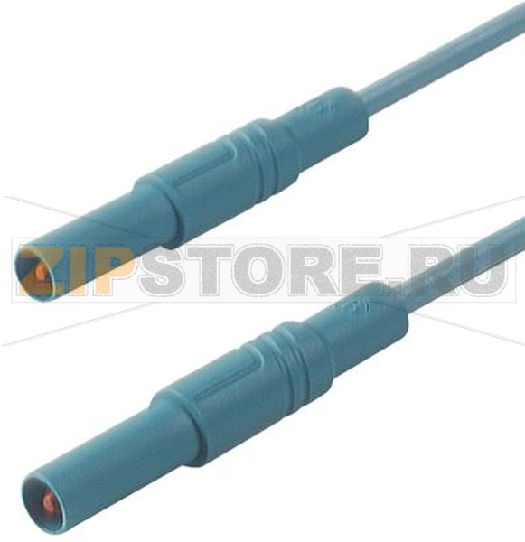 Провод испытательный 2 м, 16 A, 1000 В/AC/DC, синий Hirschmann 934076102 